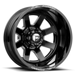 Fuel Mono DE09 FF09D felni 24x12 8x180 124.2 ET-50, Matt fekete