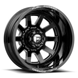 Fuel Mono DE09 FF09D felni 24x8.25 10x225 170.1 ET-200, Matt fekete