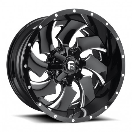 Alufelnik Fuel Fuel D239 CLEAVER felni 24x16 5x127/5x139.7 87.1 ET-99, FénIgen fekete | race-shop.hu