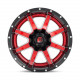 Alufelnik Fuel Fuel D250 MAVERICK felni 20x10 8x180 124.2 ET-19, FénIgen red | race-shop.hu