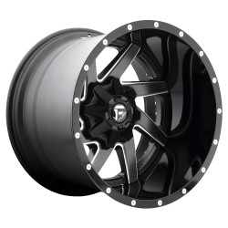 Fuel D265 RENEGADE felni 22x12 6x135/6x139.7 106.1 ET-44, Matt fekete