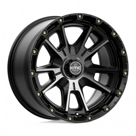 Alufelnik KMC KMC KM100 SYNC felni 17x9 5x127/5x139.7 78.1 ET0, Szatén fekete | race-shop.hu