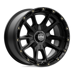 KMC KM100 SYNC felni 17x9 5x127/5x139.7 78.1 ET18, Szatén fekete