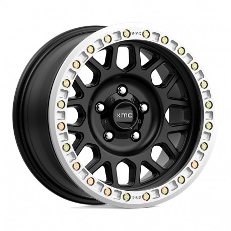 Alufelnik KMC KMC KM234 GRENADE DESERT BEADLOCK felni 20x9 8x165.1 125.1 ET-12, Szatén fekete | race-shop.hu