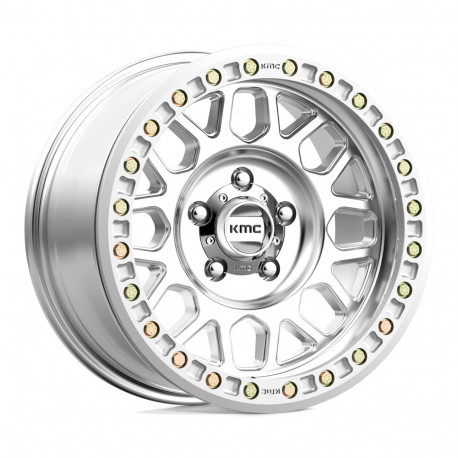 Alufelnik KMC KMC KM234 GRENADE DESERT BEADLOCK felni 20x9 8x170 125.1 ET-12, ezüst | race-shop.hu