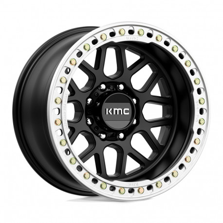 Alufelnik KMC KMC KM235 GRENADE CRAWL BEADLOCK felni 20x10 8x170 125.1 ET-48, Szatén fekete | race-shop.hu