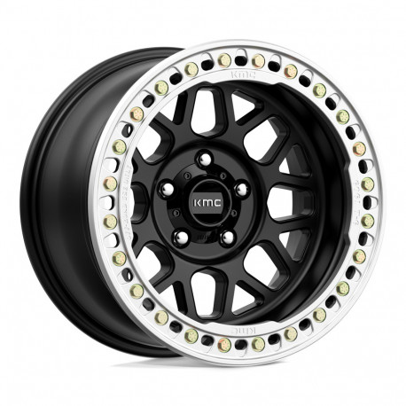 Alufelnik KMC KMC KM235 GRENADE CRAWL BEADLOCK felni 18x9 8x170 125.1 ET10, Szatén fekete | race-shop.hu