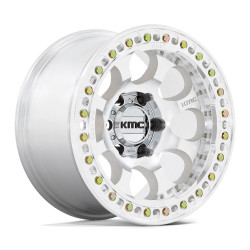 KMC KM237 RIOT BEADLOCK felni 17x9 5x127 71.5 ET-38, ezüst