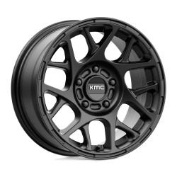 KMC KM708 BULLY felni 16x7.5 5x110 72.56 ET30, Szatén fekete