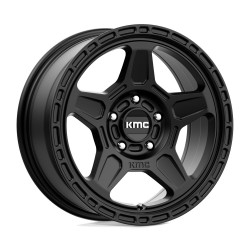 KMC KM721 ALPINE felni 16x7 5x100 72.56 ET15, Szatén fekete