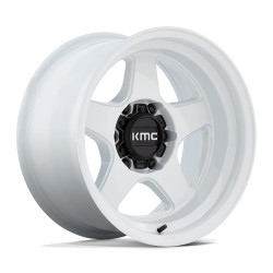 KMC KM728 LOBO felni 17x8.5 5x127 71.5 ET18, FénIgen fehér