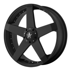 KMC KM775 ROCKSTAR CAR felni 18x8 5x108/5x114.3 72.56 ET42, Matt fekete