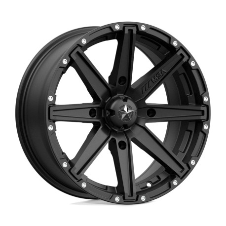 Alufelnik MSA MSA Offroad felnis M33 CLUTCH felni 16x7 4x156 132 ET10, Szatén fekete | race-shop.hu