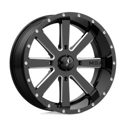 MSA Offroad felnis M34 FLASH felni 18x7 4x137 112.1 ET0, FénIgen fekete