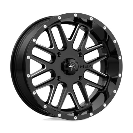 Alufelnik MSA MSA Offroad felnis M35 BANDIT felni 18x7 4x156 132 ET0, FénIgen fekete | race-shop.hu