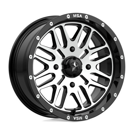 Alufelnik MSA MSA Offroad felnis M38 BRUTE felni 15x7 4x156 132 ET10, FénIgen fekete | race-shop.hu