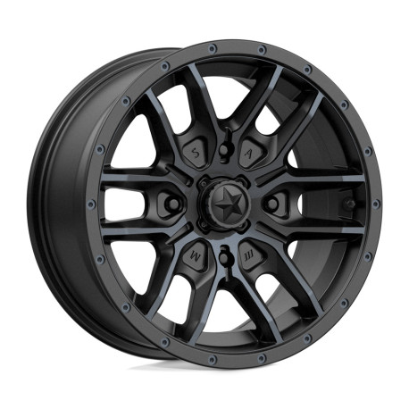 Alufelnik MSA MSA Offroad felnis M43 FANG felni 15x7 4x156 132 ET10, Szatén fekete | race-shop.hu