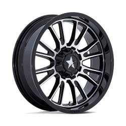 MSA Offroad felnis M51 THUNDERLIPS felni 22x7 4x137/4x156 110.1 ET0, FénIgen fekete