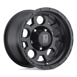 XD 122 ENDURO felni 17x9 5x127 83.7 ET-6, Matt fekete