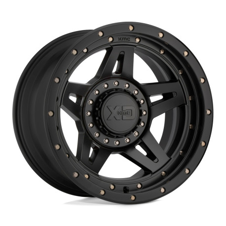 Alufelnik XD XD 138 BRUTE felni 17x9 8x165.1 125.1 ET-12, Szatén fekete | race-shop.hu