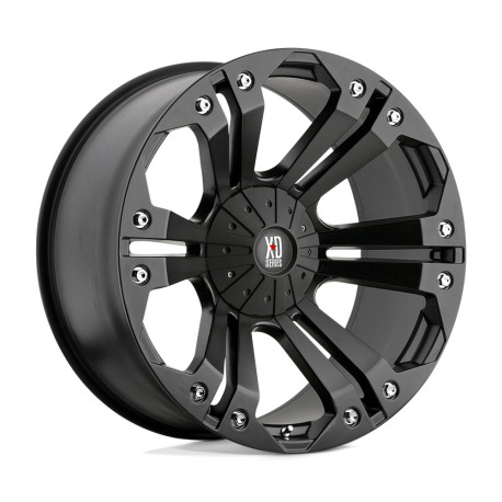 Alufelnik XD XD 778 MONSTER felni 18x9 8x165.1 125.1 ET-12, Matt fekete | race-shop.hu