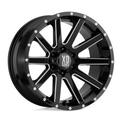 XD 818 HEIST felni 20x10 5x127 78.1 ET-24, Szatén fekete