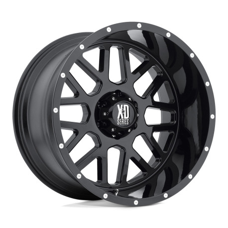 Alufelnik XD XD 820 GRENADE felni 20x10 8x170 125.1 ET-24, Szatén fekete | race-shop.hu