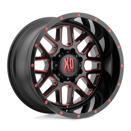 Alufelnik XD XD 820 GRENADE felni 20x9 6x139.7 106.1 ET0, Szatén fekete | race-shop.hu