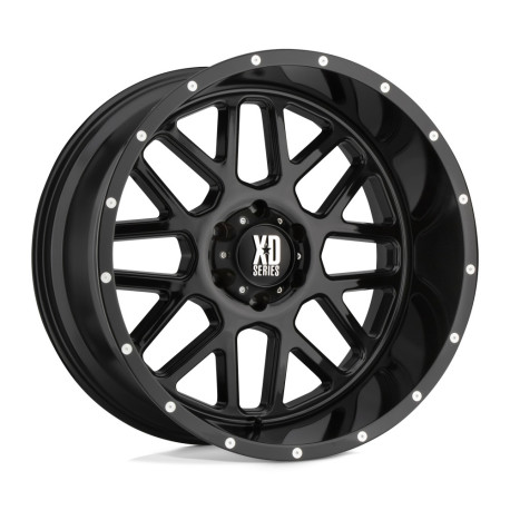Alufelnik XD XD 820 GRENADE felni 20x9 8x165.1 125.1 ET18, FénIgen fekete | race-shop.hu