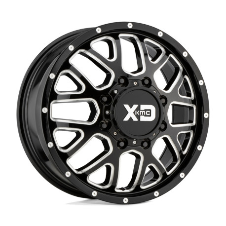 Alufelnik XD XD 843 GRENADE DUALLY felni 17x6.5 8x200 142 ET111, FénIgen fekete | race-shop.hu