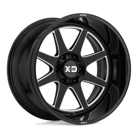 Alufelnik XD XD 844 PIKE felni 22x12 5x139.7 78.1 ET-44, FénIgen fekete | race-shop.hu