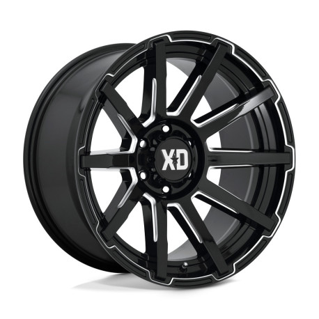 Alufelnik XD XD 847 OUTBREAK felni 20x10 8x170 125.1 ET12, FénIgen fekete | race-shop.hu