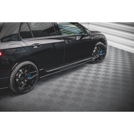 Body kitek és vizuális kiegészítők STREET PRO Side Skirts Diffusers Volkswagen Golf R Mk8 | race-shop.hu