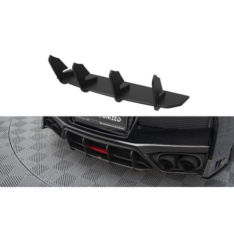 Body kitek és vizuális kiegészítők STREET PRO Hátsó diffúzor Nissan GTR R35 Facelift | race-shop.hu