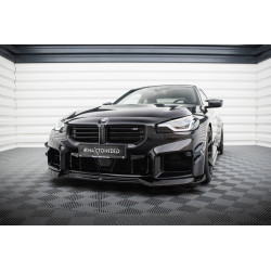 MAXTON DESIGN első splitter BMW M2 G87-hez, fényes fekete, V1