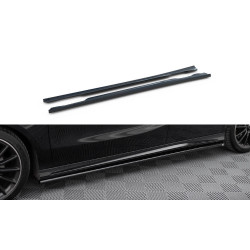 MAXTON DESIGN küszöb toldatok Mercedes-Benz A AMG-Line W176 Facelif-hez, fényes fekete