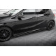 Body kitek és vizuális kiegészítők MAXTON DESIGN küszöb toldatok Mercedes-Benz A AMG-Line W176 Facelif-hez, fényes fekete | race-shop.hu