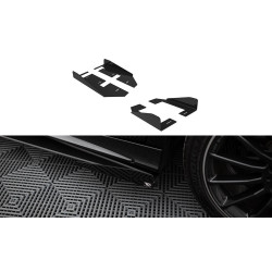 MAXTON DESIGN oldalsó flapsok Mercedes-Benz A AMG-Line W176 Facelift-hez, fényes fekete