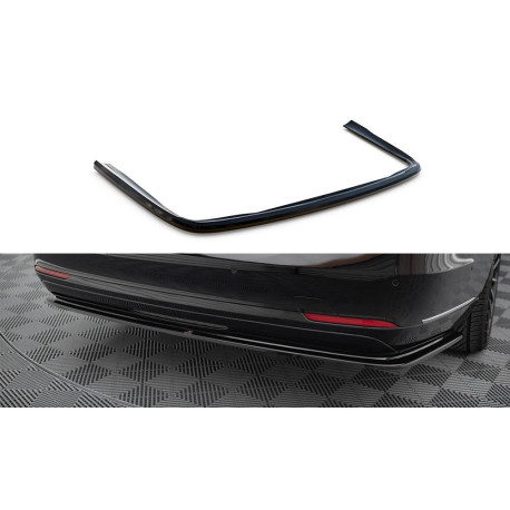 Body kitek és vizuális kiegészítők MAXTON DESIGN központi hátsó splitter Mercedes-Benz S W222-höz, fényes fekete, V2 | race-shop.hu