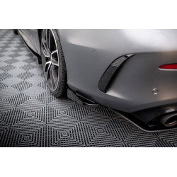 MAXTON DESIGN hátsó oldalsó flapsok Mercedes-AMG C43 Coupe C205 Facelift-hez, fényes fekete