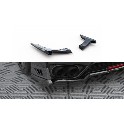 MAXTON DESIGN hátsó oldalsó splitterek Nissan GTR R35 Facelift-hez, fényes fekete