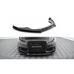 MAXTON DESIGN első splitter Audi S5 / A5 S-Line 8T-hez, fényes fekete, V2