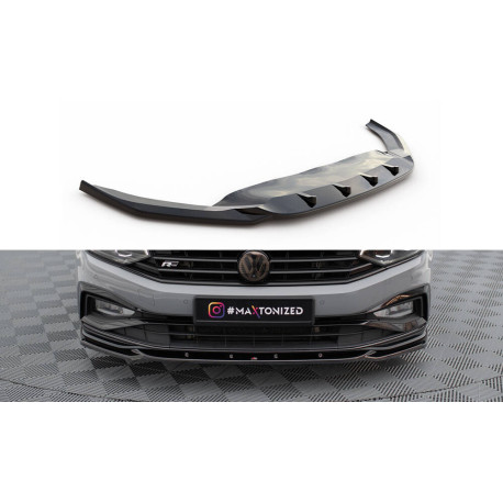 Body kitek és vizuális kiegészítők Első splitter V2 Volkswagen Passat R-Line B8 Facelift | race-shop.hu