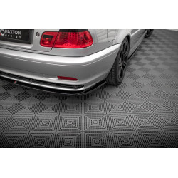 MAXTON DESIGN hátsó oldalsó splitterek BMW 3 Coupe E46-hoz, fényes fekete