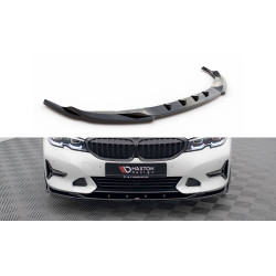 MAXTON DESIGN első splitter BMW 3 Sport Line G20 / G21-hez, fényes fekete, V2