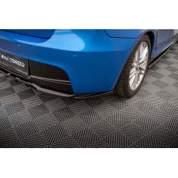 Központi hátsó splitter (függőleges sávokkal) BMW 1 M-Pack E87 Facelift
