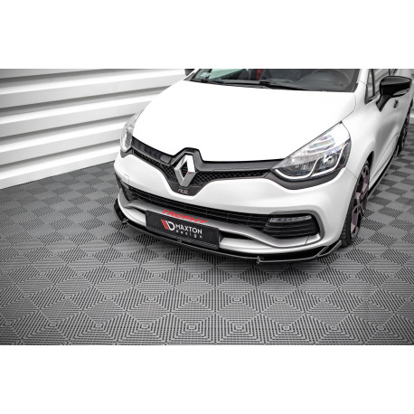 Body kitek és vizuális kiegészítők Első splitter V2 Renault Clio RS Mk4 | race-shop.hu
