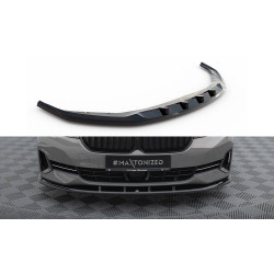 MAXTON DESIGN első splitter BMW 5 G30 / G31 Facelift-hez, fényes fekete, V1
