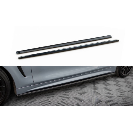 Body kitek és vizuális kiegészítők Oldalsó szoknyák diffúzorok V3 BMW 4 Coupe M-Pack F32 | race-shop.hu