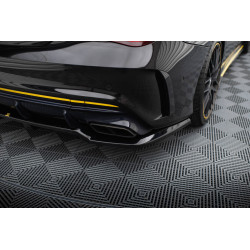 Központi hátsó splitter (függőleges sávokkal) Mercedes-AMG CLA 45 C117 Facelift
